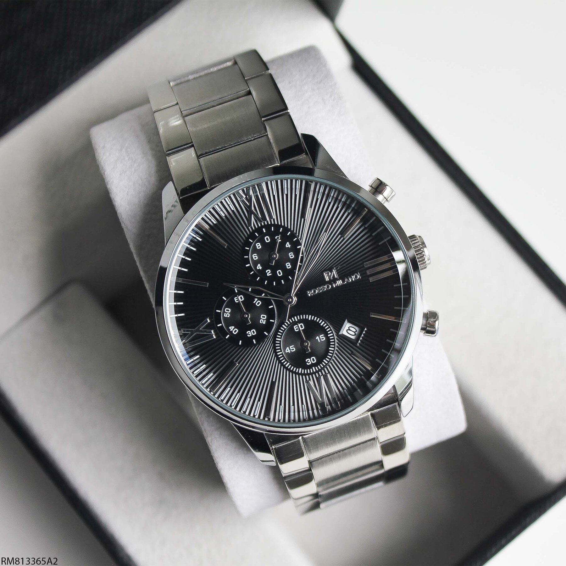 Rosso Milano RM813365A2 Çelik Kordonlu Erkek Kol Saati