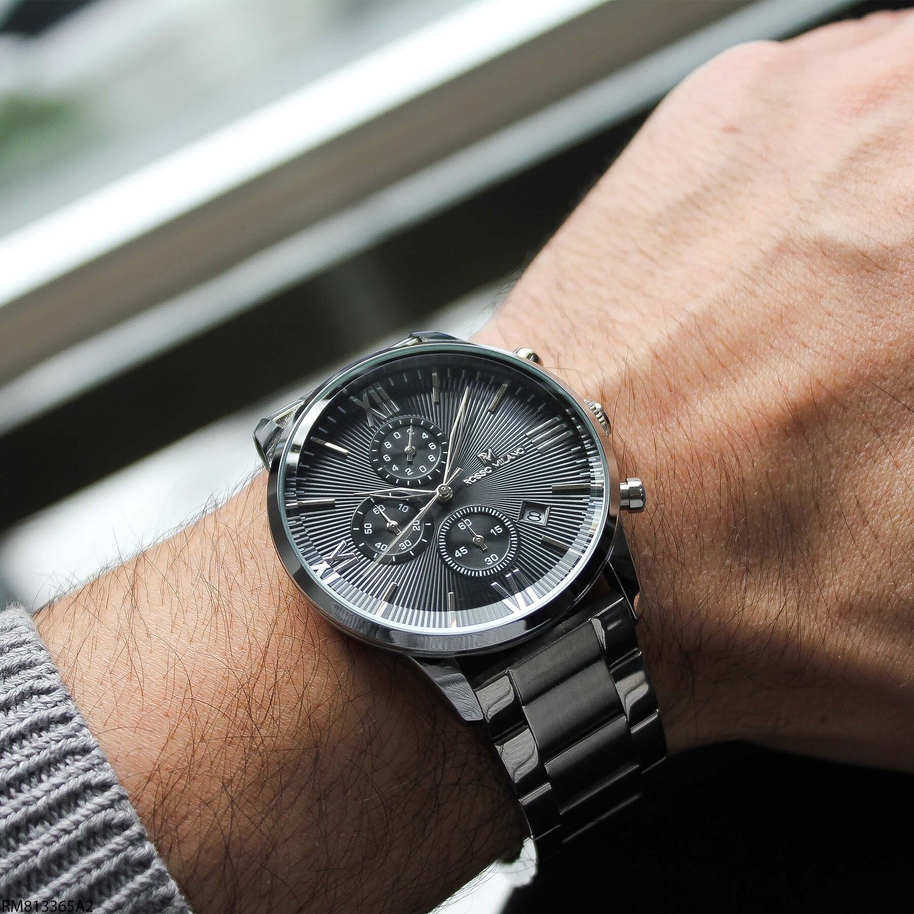 Rosso Milano RM813365A2 Çelik Kordonlu Erkek Kol Saati