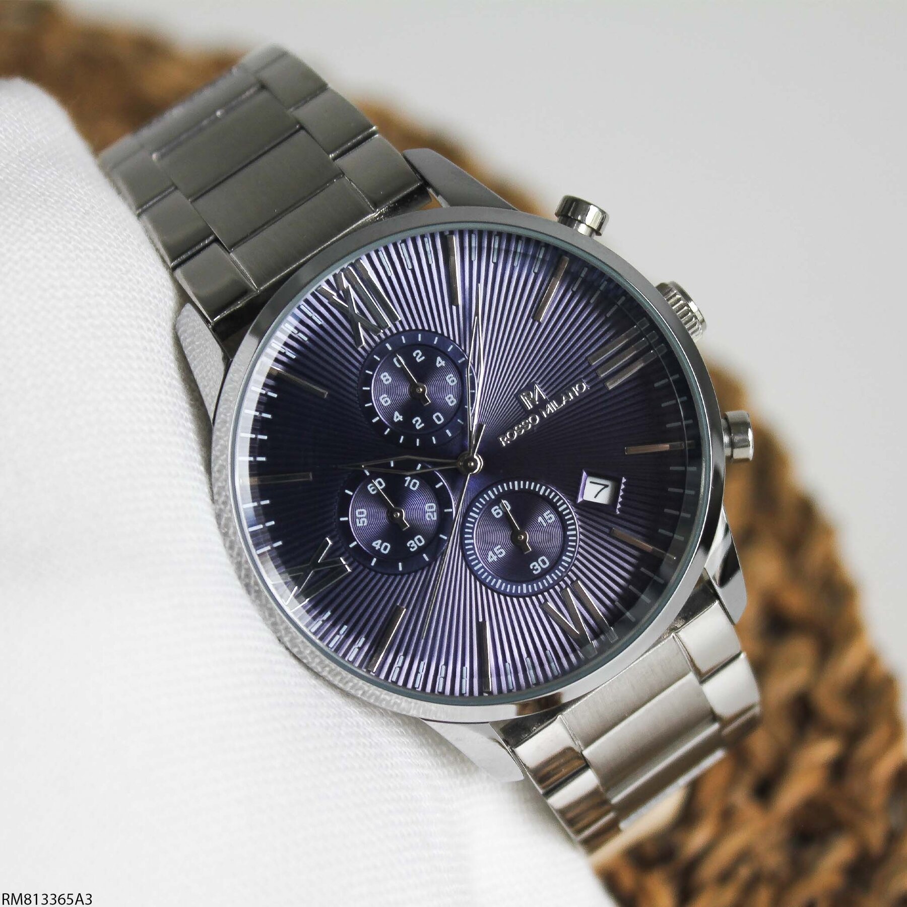 Rosso Milano RM813365A3 Çelik Kordonlu Erkek Kol Saati