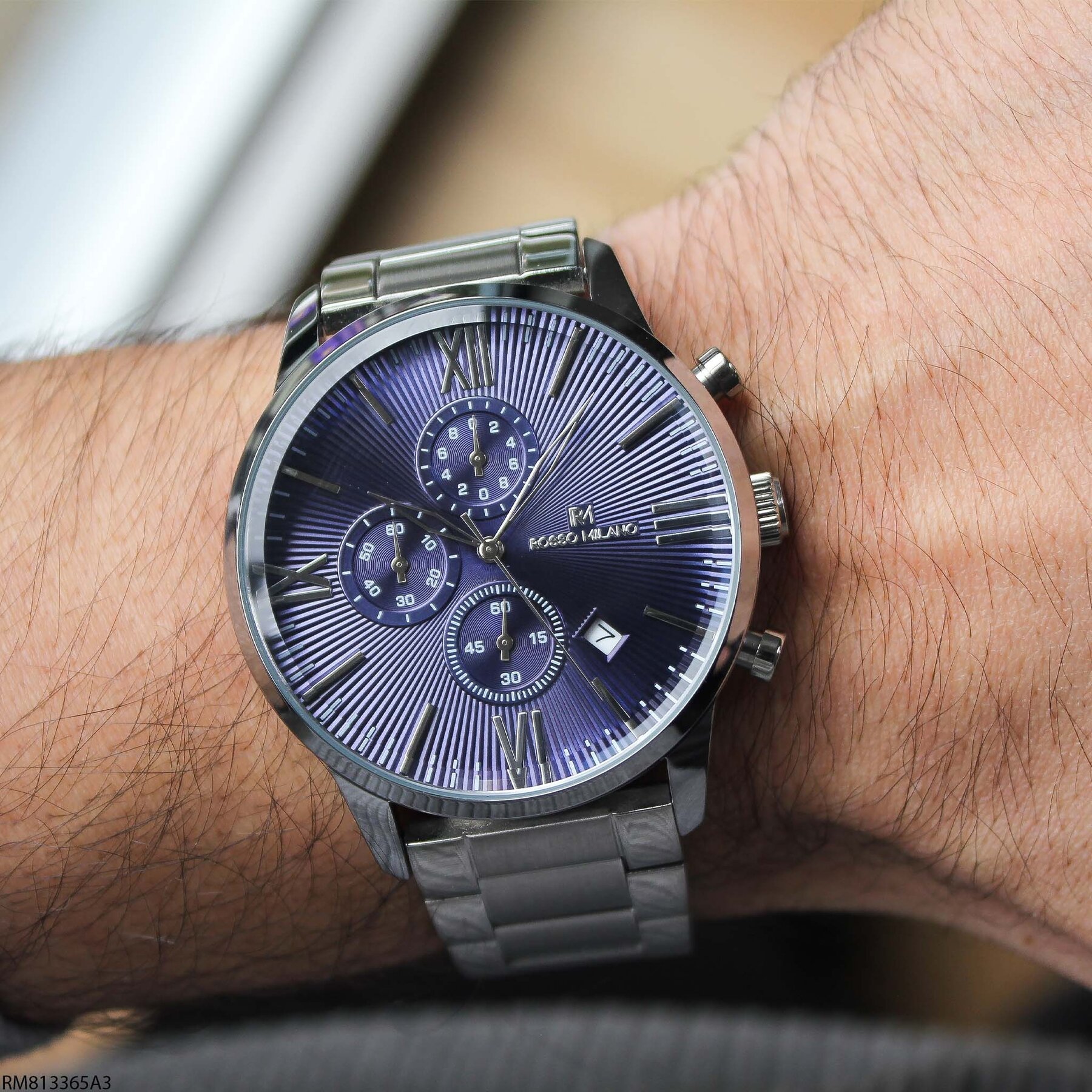 Rosso Milano RM813365A3 Çelik Kordonlu Erkek Kol Saati