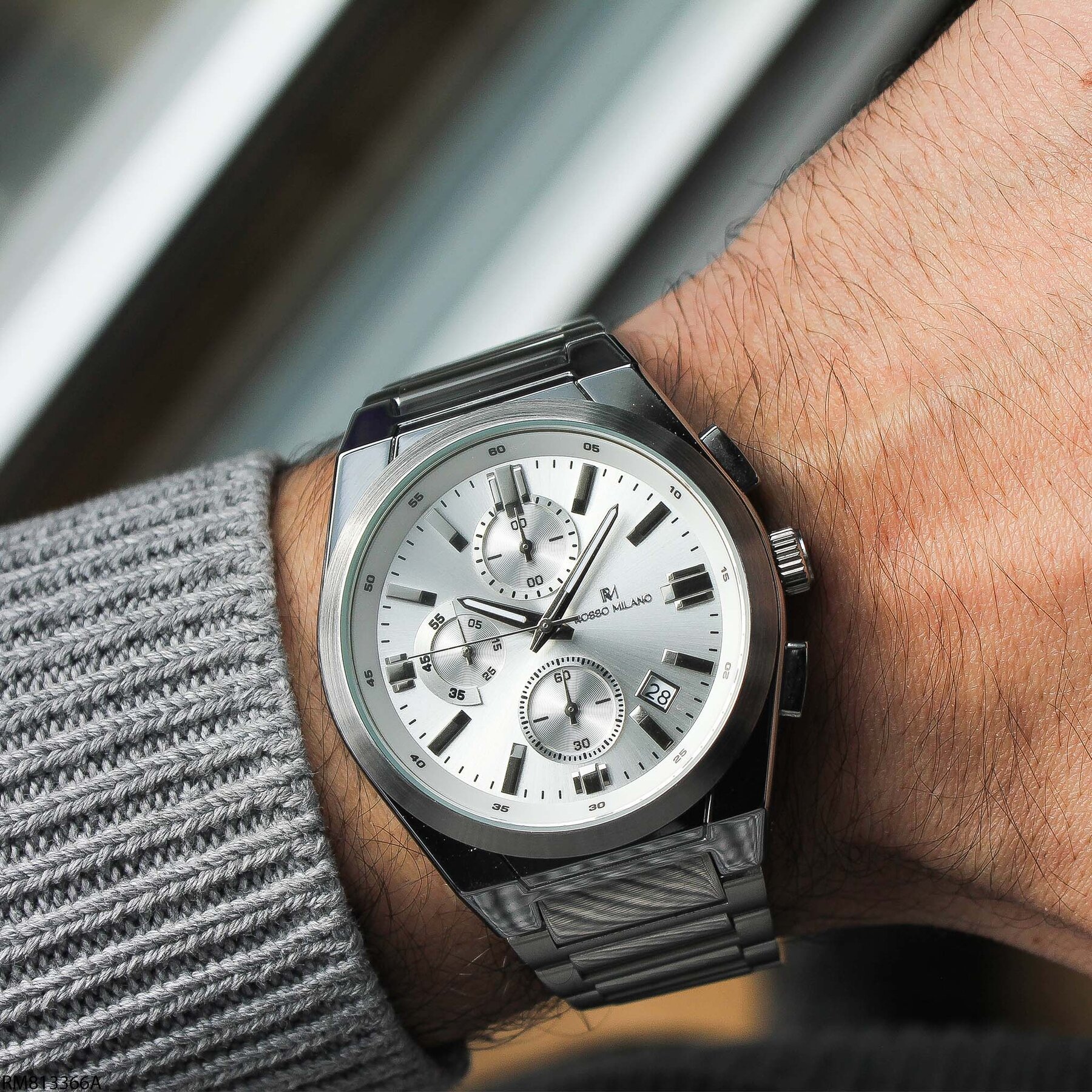 Rosso Milano RM813366A Çelik Kordonlu Erkek Kol Saati