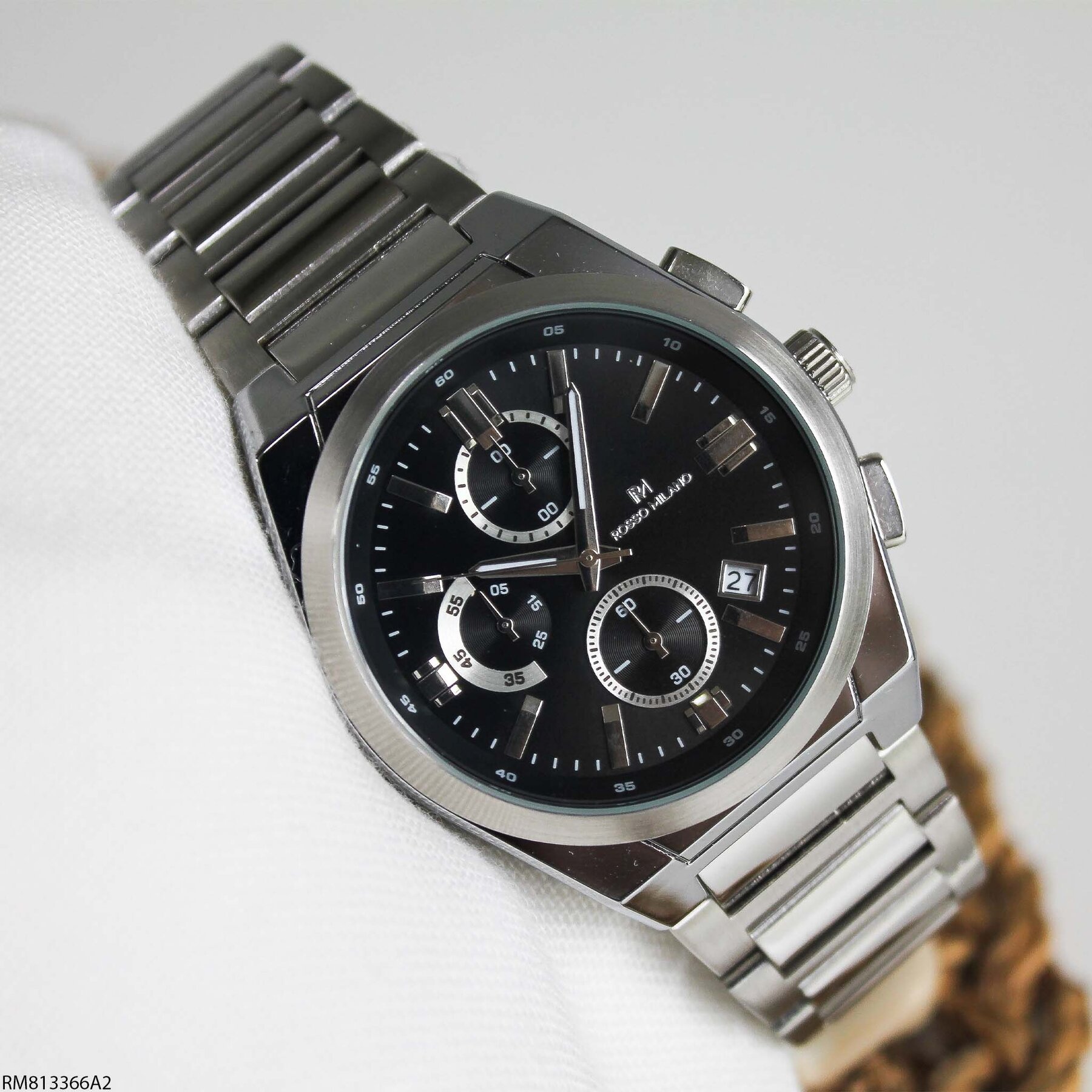 Rosso Milano RM813366A2 Çelik Kordonlu Erkek Kol Saati