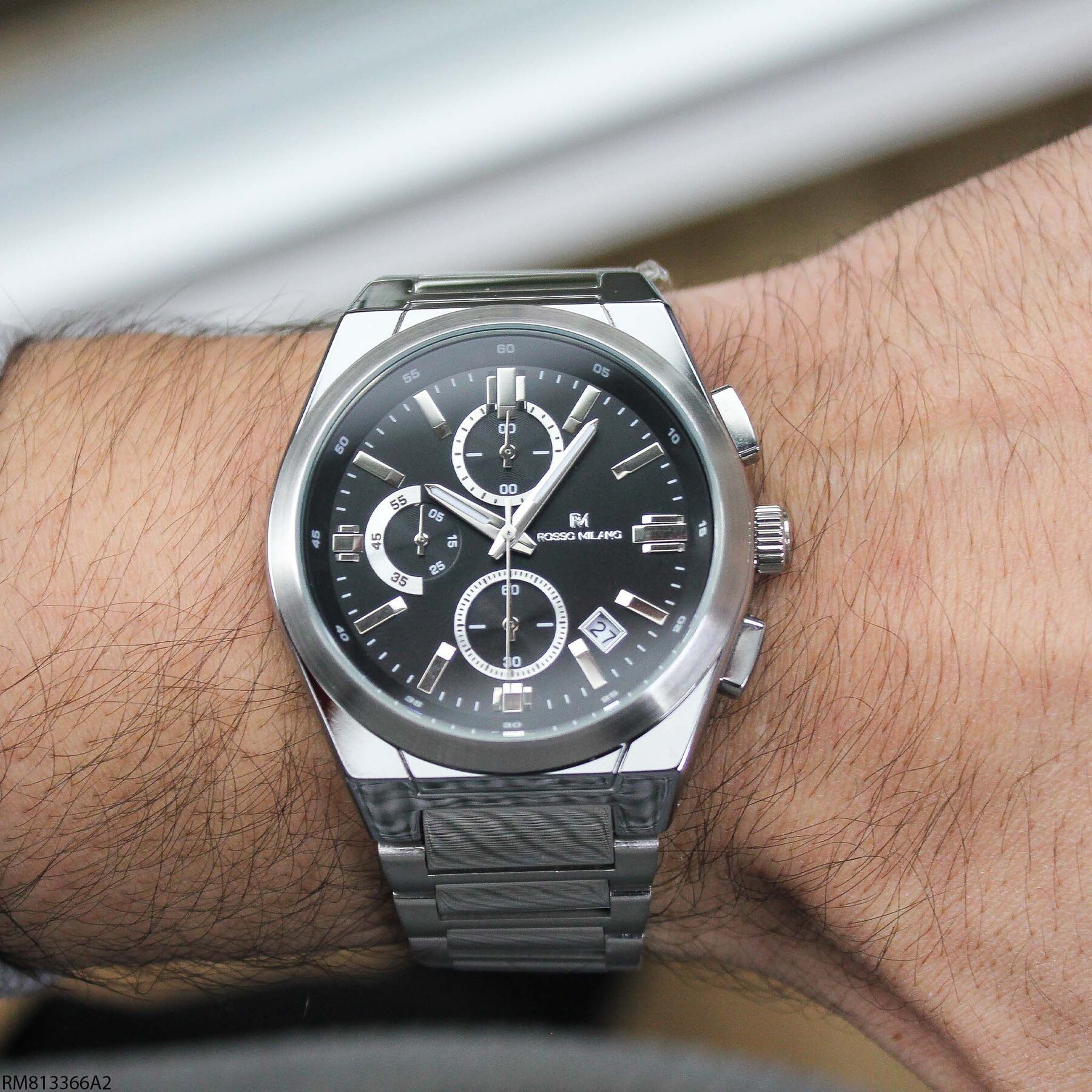 Rosso Milano RM813366A2 Çelik Kordonlu Erkek Kol Saati