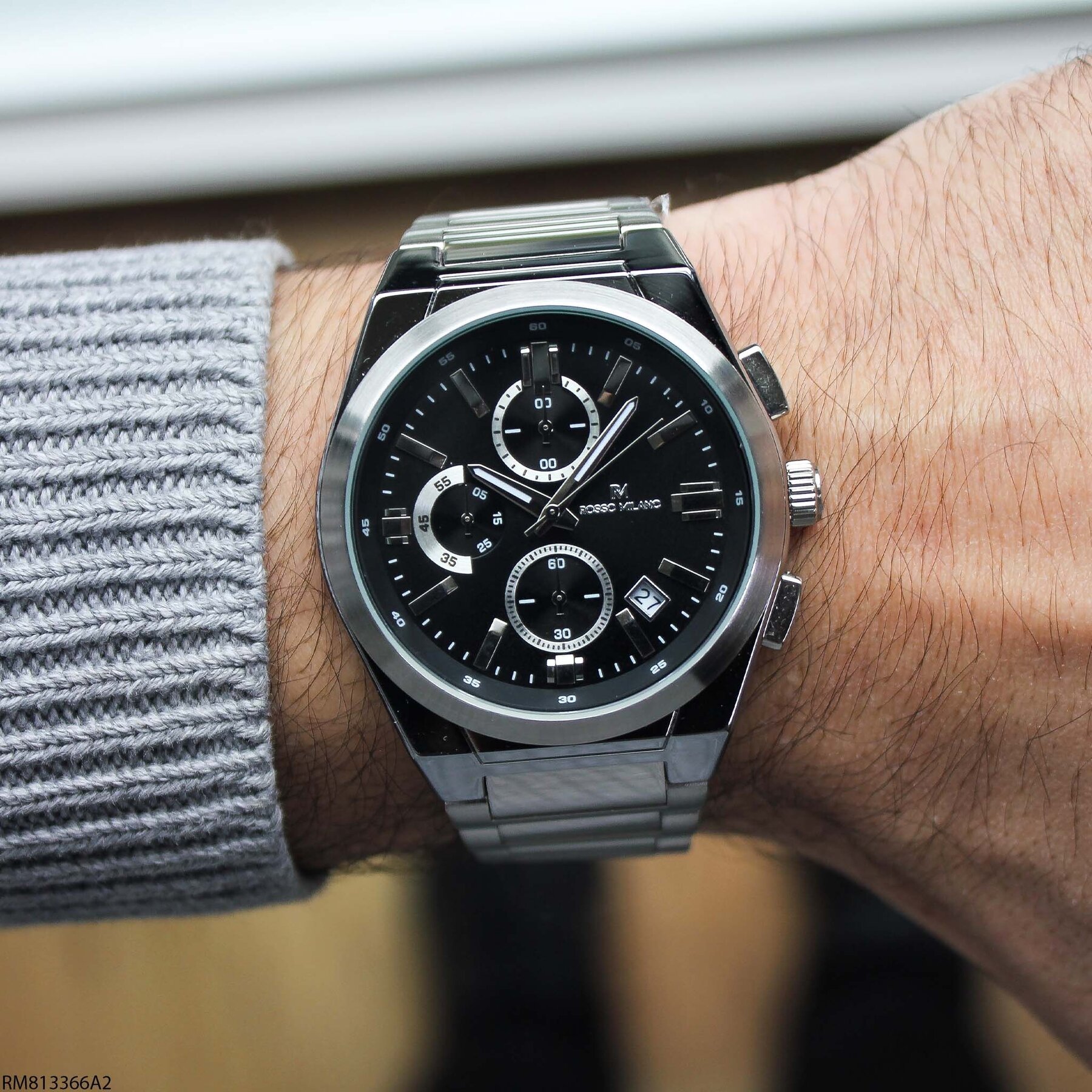 Rosso Milano RM813366A2 Çelik Kordonlu Erkek Kol Saati